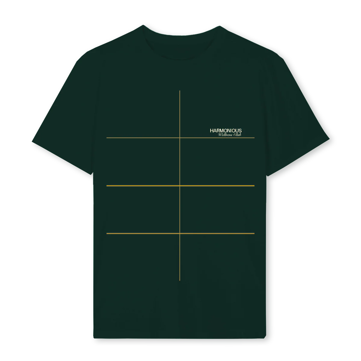 GREENREGWLNESSCRIPT Wild Green Regular Tee.