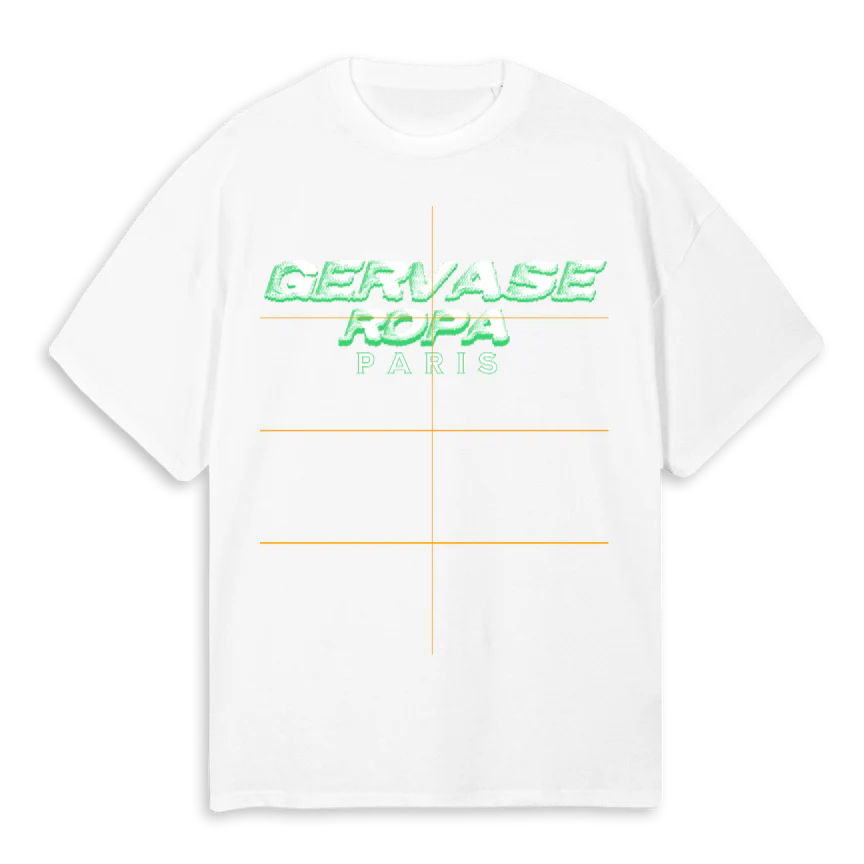GREENWROLDSHIRT White Oversized Tee.