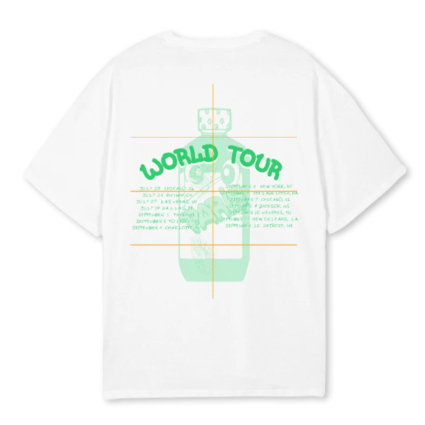 GREENWROLDSHIRT White Oversized Tee. - Image 2