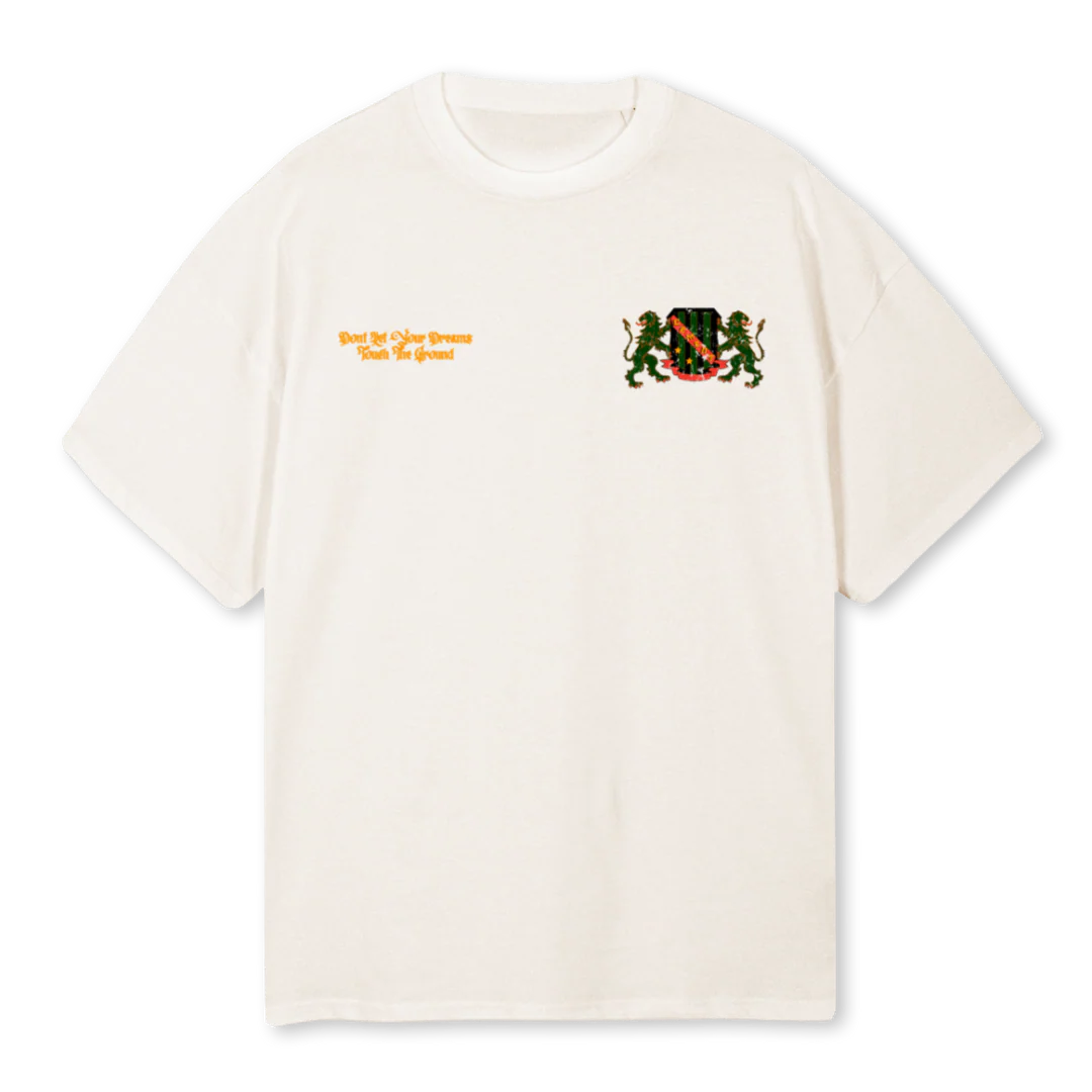 GREST Vintage White Oversized Tee.