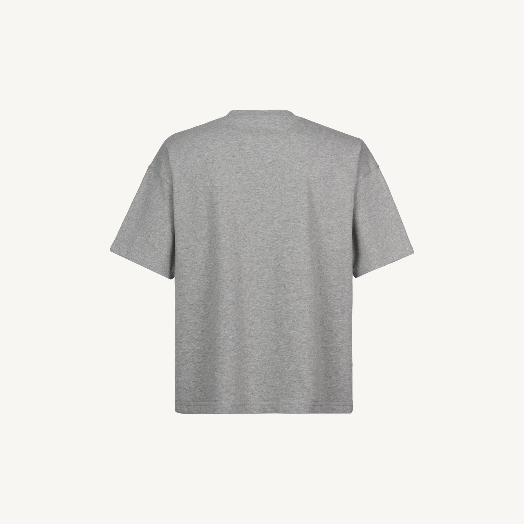 Grey Marl Oversized Boxy Tee. - Image 4