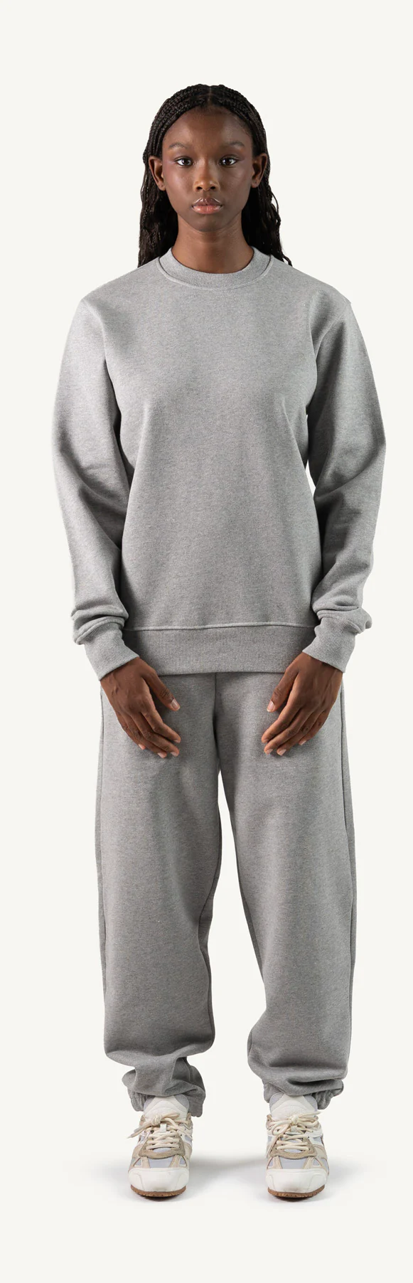 Grey Marl Regular Crewneck Sweater. - Image 10