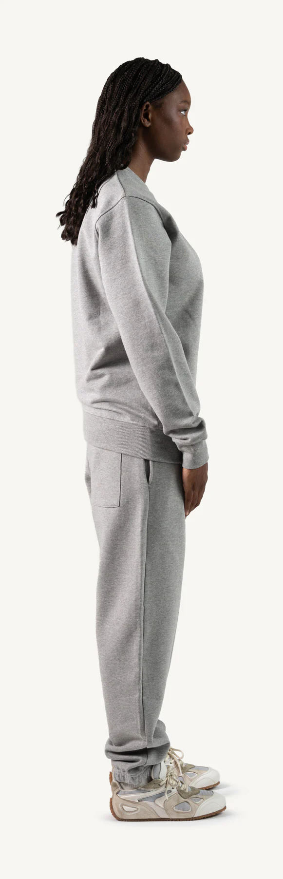 Grey Marl Regular Crewneck Sweater. - Image 12