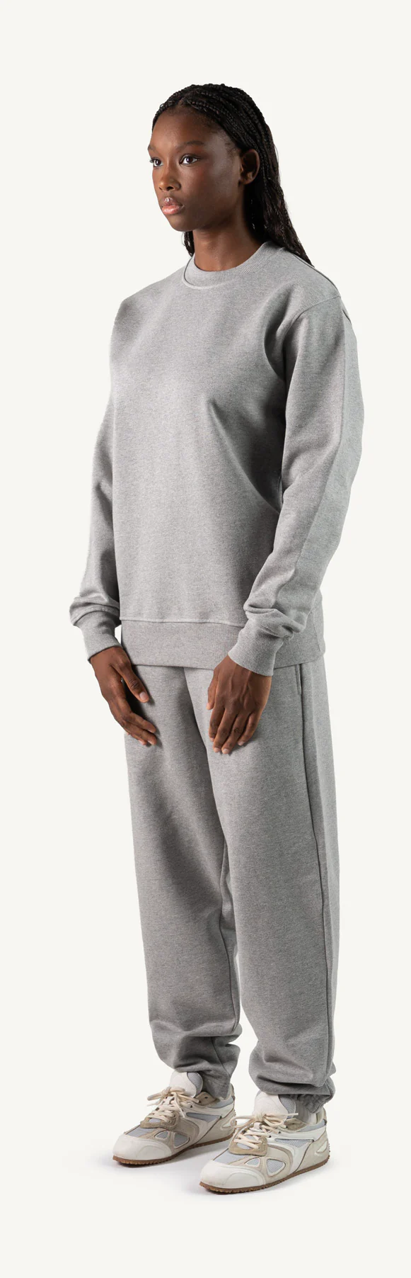 Grey Marl Regular Crewneck Sweater. - Image 17