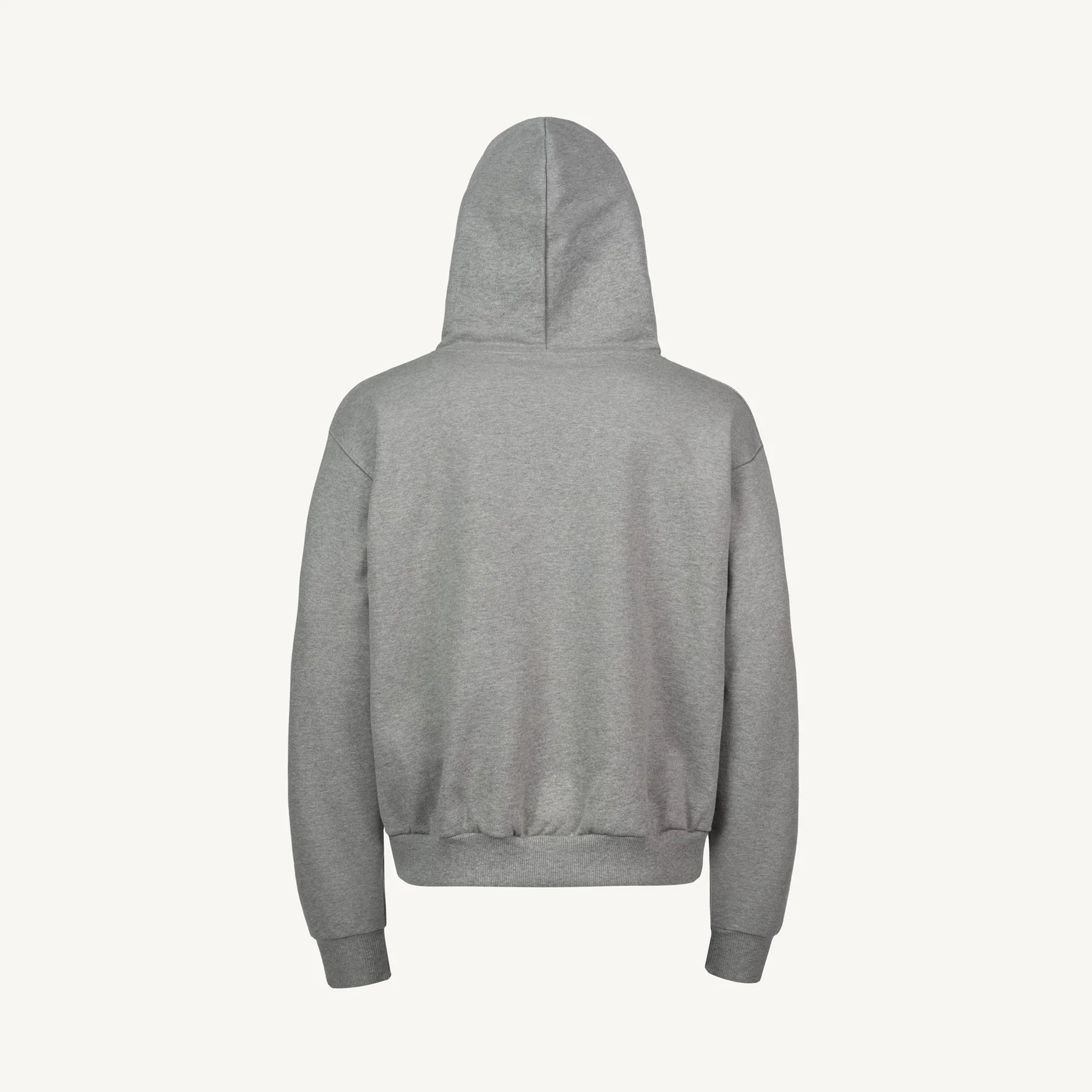 Grey Marl Ultra Heavy Oversized Zipped Hoodie. - Image 10
