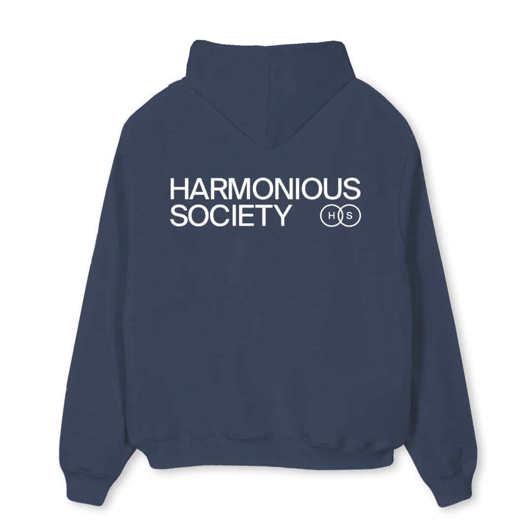 GREYCOREHSHOODIE Navy Blue Oversized Hoodie. - Image 2