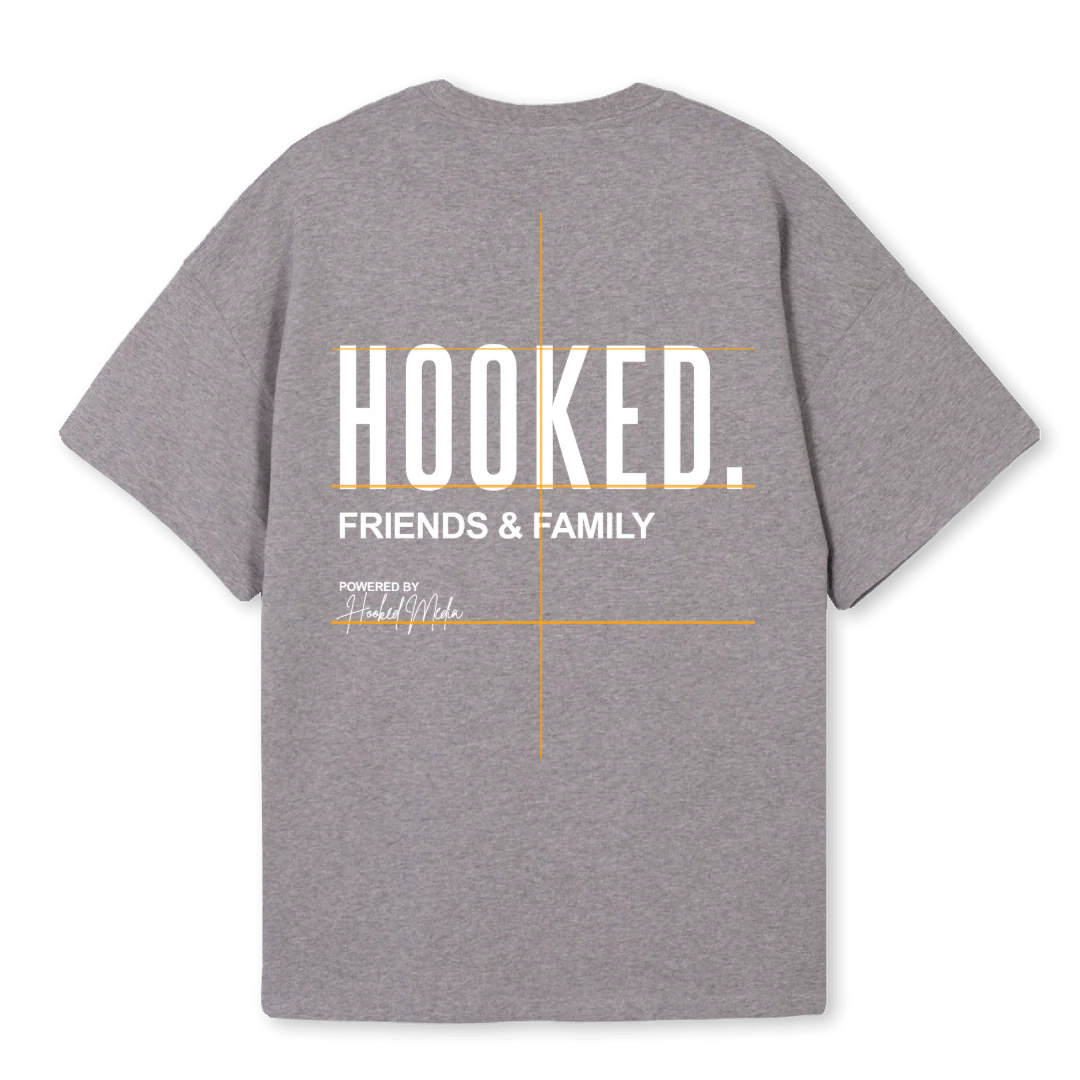 GREYFFTEE Grey Marl Oversized Tee.