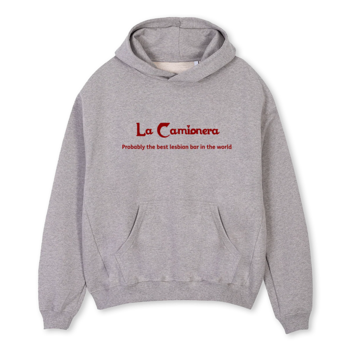 GREYMARL Grey Marl Oversized Hoodie.