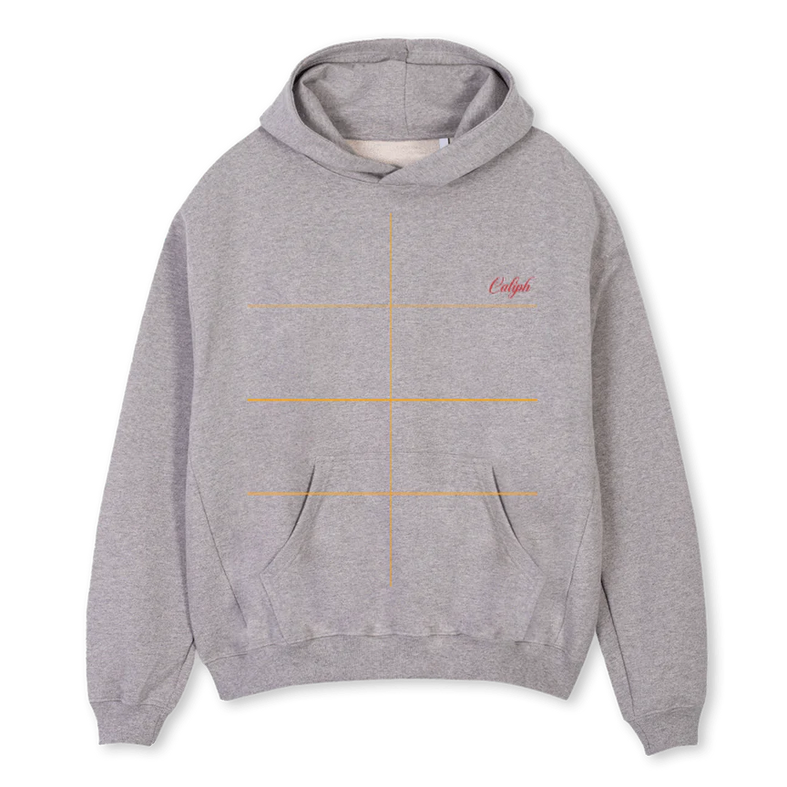 GREYREDONE Grey Marl Oversized Hoodie.