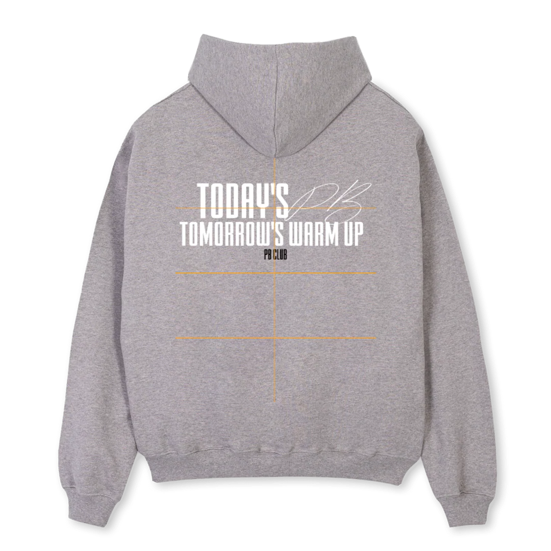 GREYSIG Grey Marl Oversized Hoodie. - Image 2