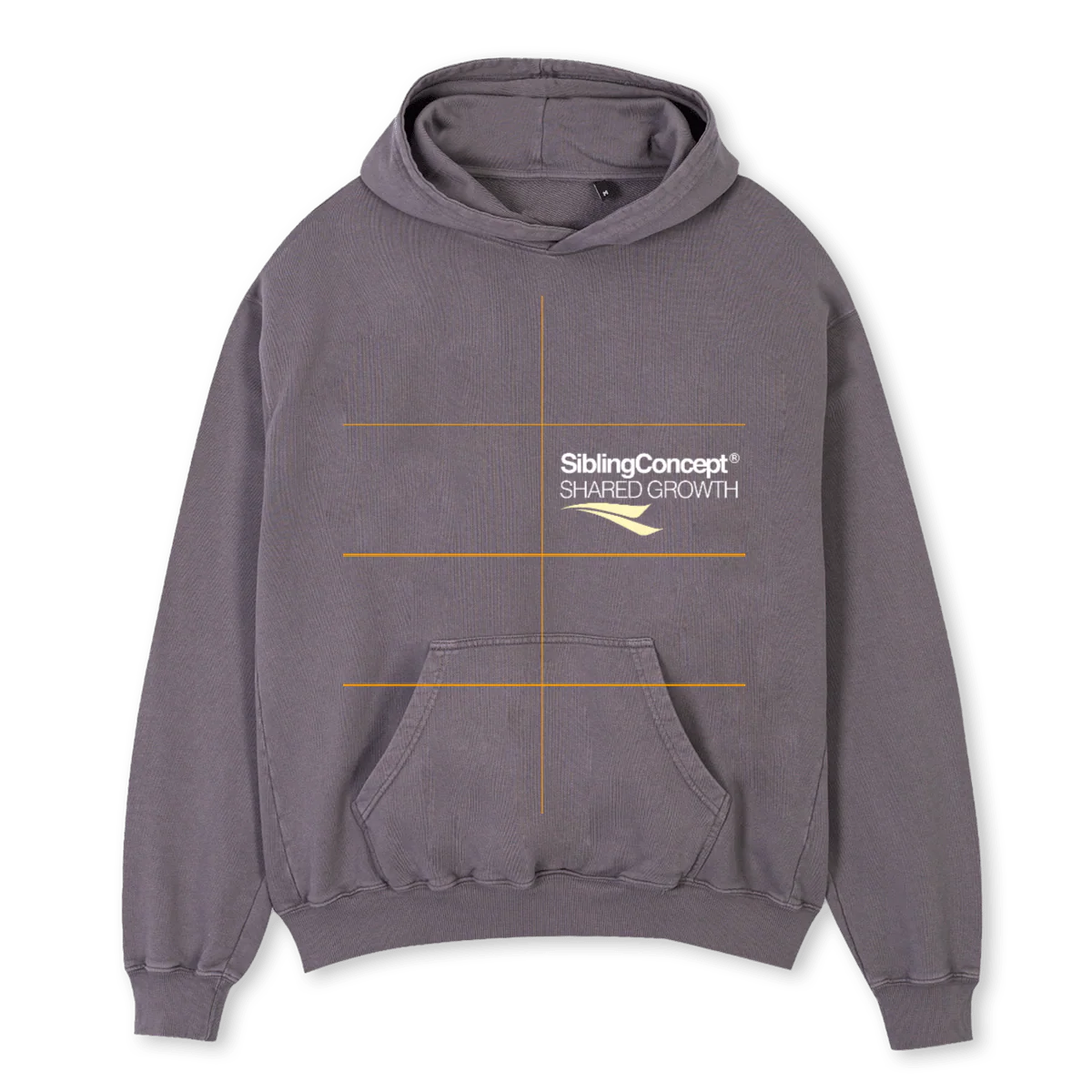 GRI Pigment Grey Oversized Hoodie.
