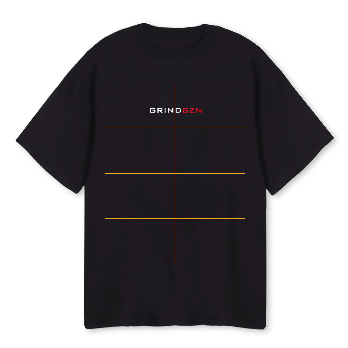 GRINDSZN Black Oversized Tee.