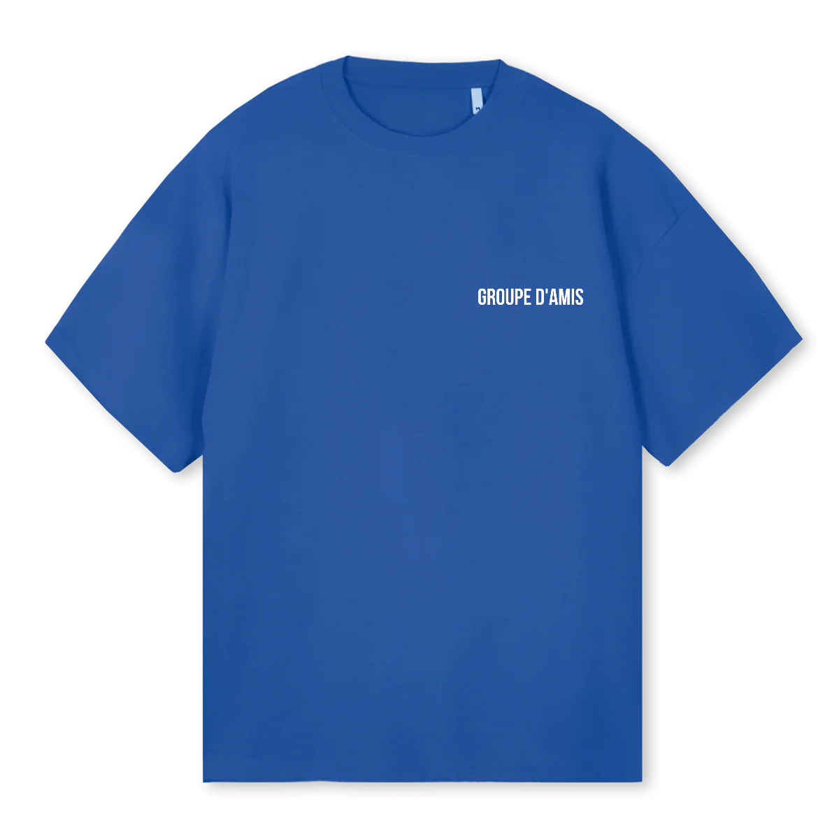 GROUPE DAMIS Cobalt Blue Oversized Tee.