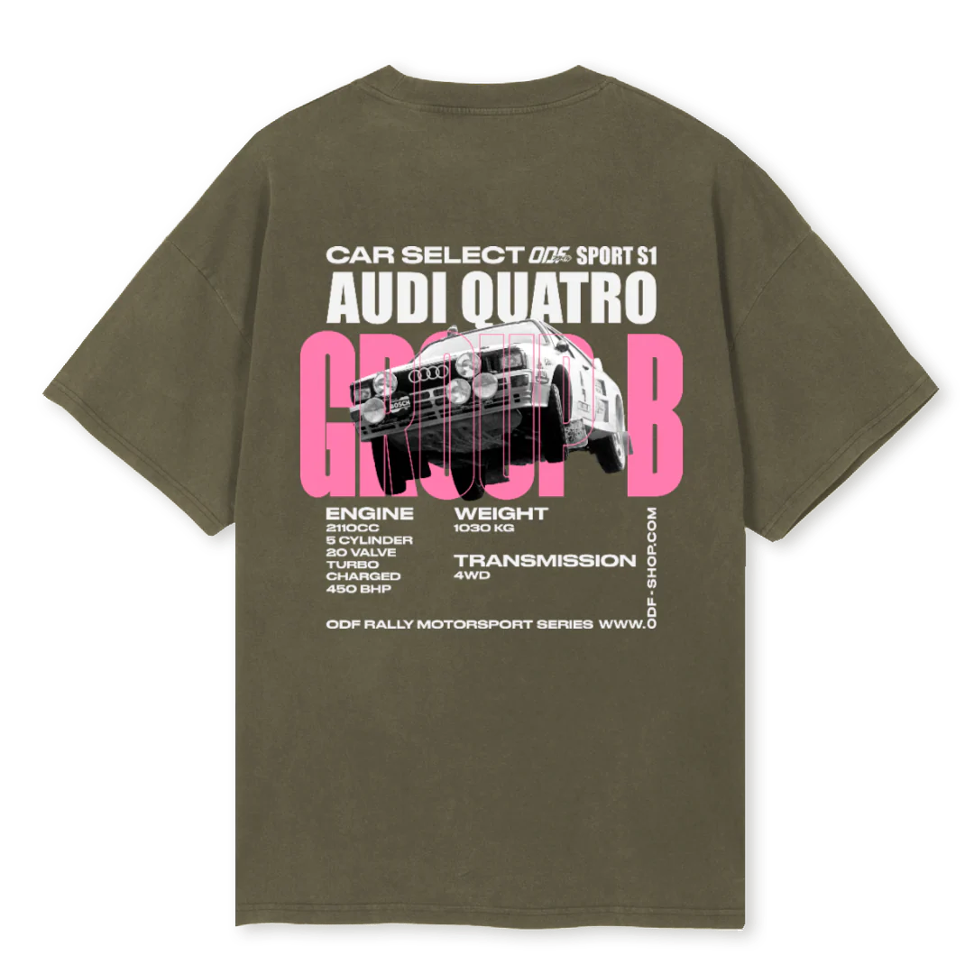 GROUPEBVOTS Vintage Olive Oversized Tee. - Image 2