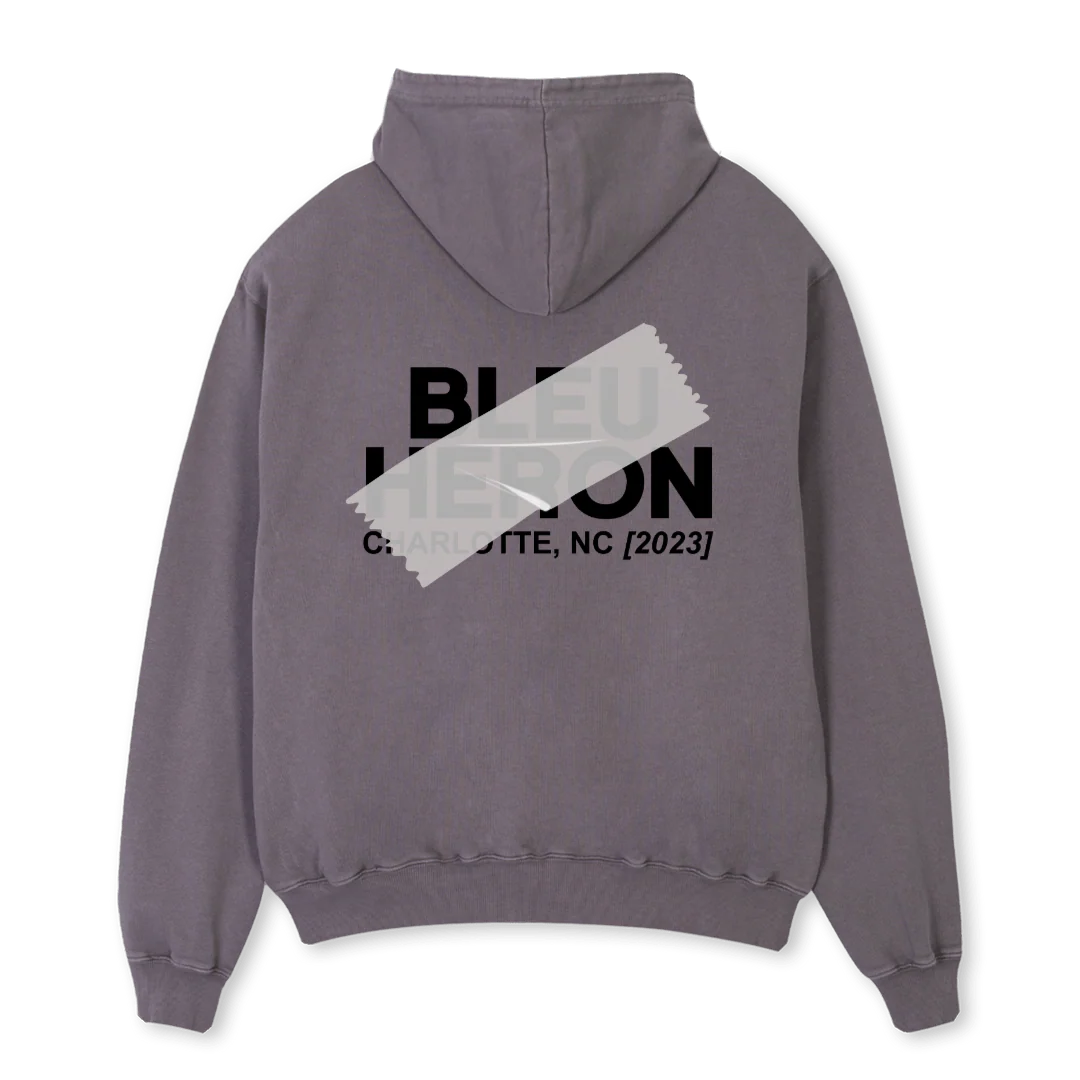 GRTAPE Pigment Grey Oversized Hoodie. - Image 2