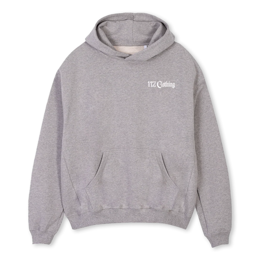 GRY Grey Marl Oversized Hoodie.