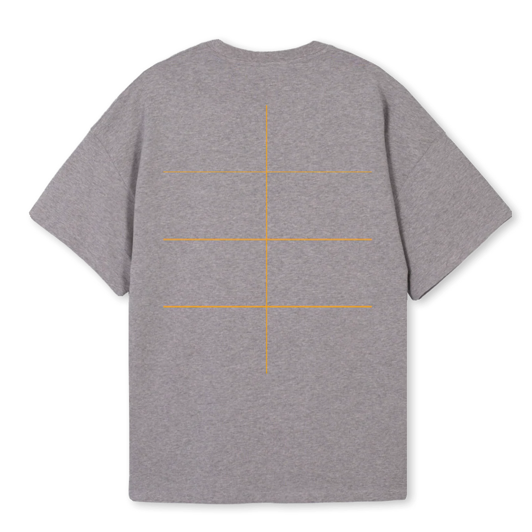 GRYTSHI Grey Marl Oversized Tee. - Image 2