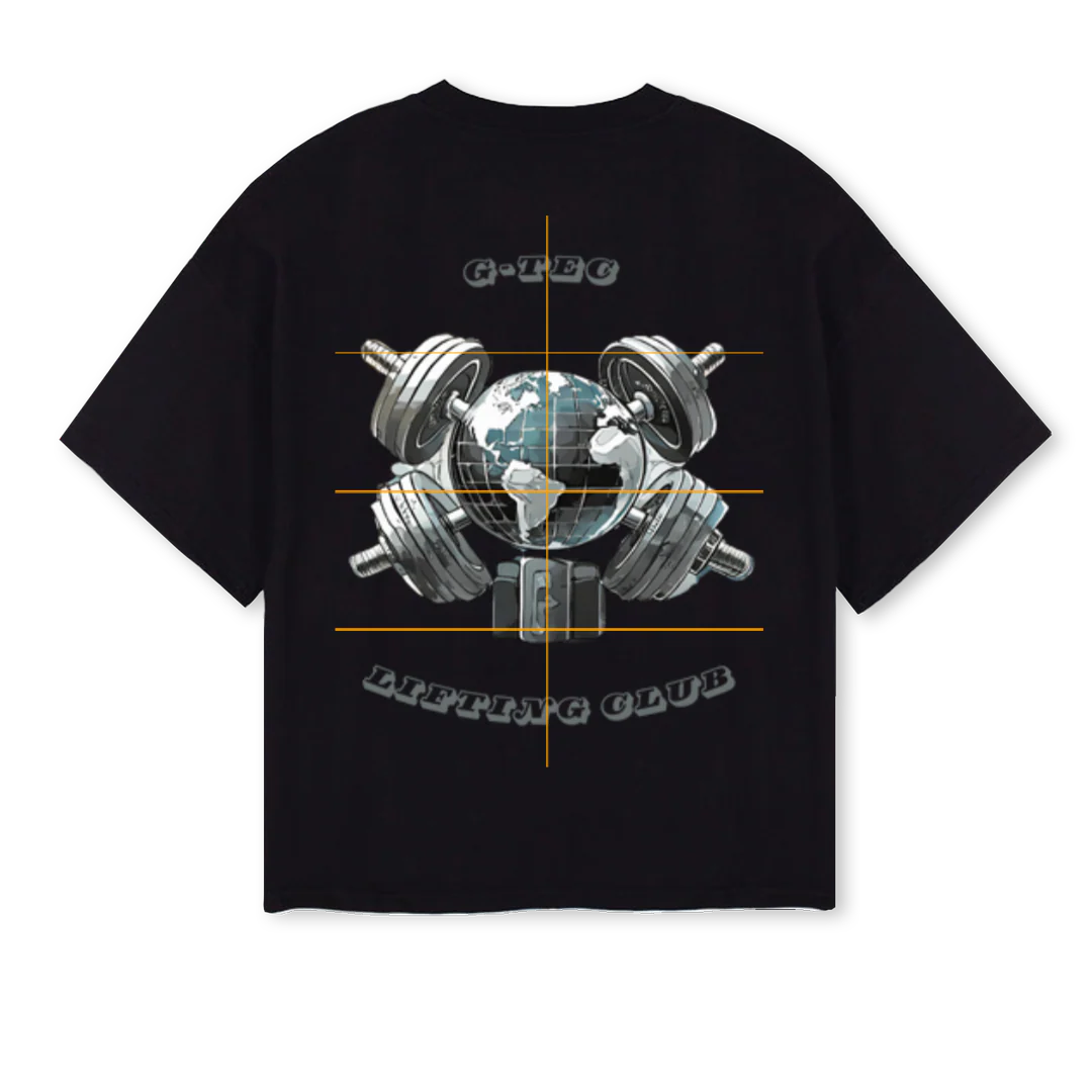 GTCTSTLFCL Black Oversized Boxy Tee. - Image 2