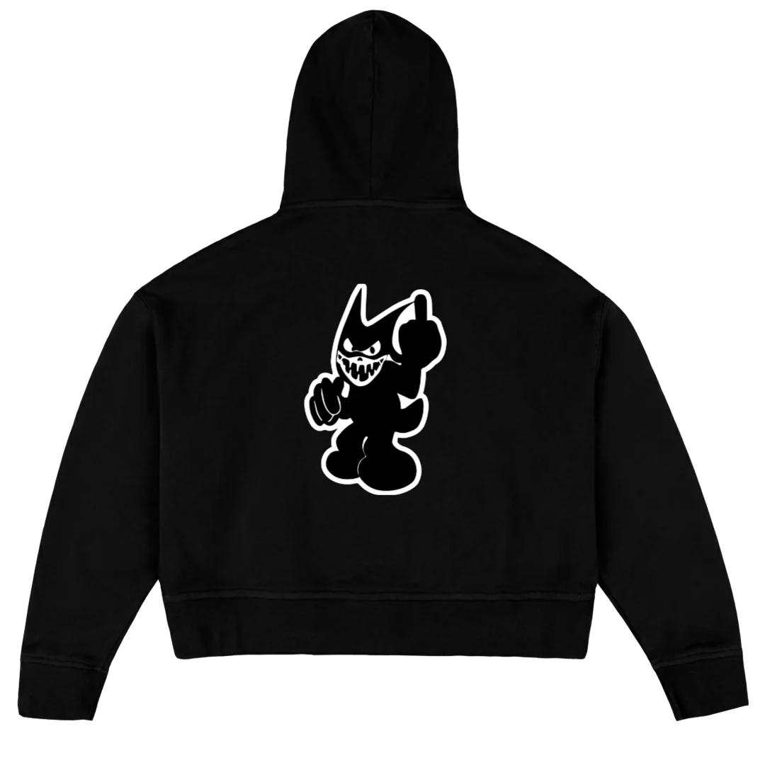GTD BOXY Black Oversized Boxy Hoodie. - Image 2