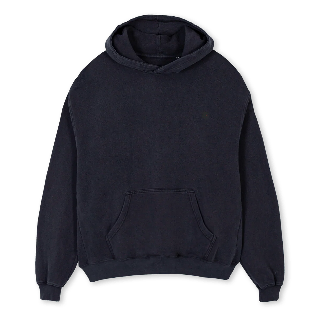 GTWOBLCKESSNTLSHDEE Vintage Black Oversized Hoodie.