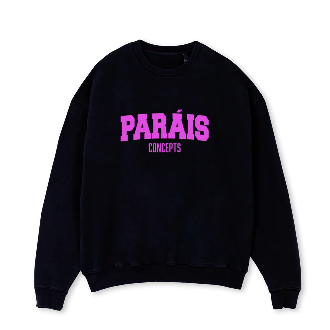 GUARDIAN SWEATSHIRT Black Oversized Crewneck Sweater.