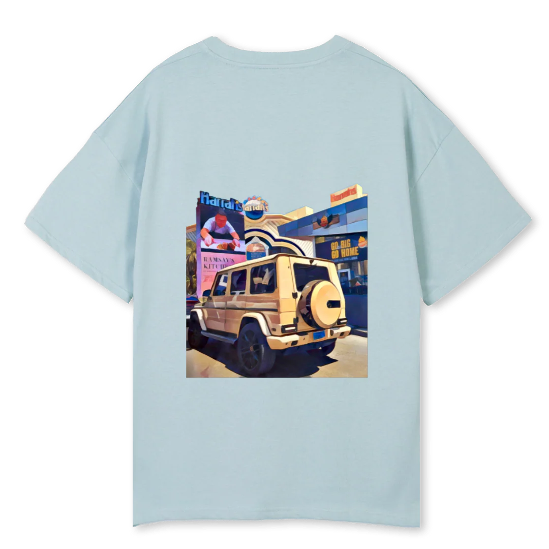 GVEGAS Cold Blue Oversized Tee. - Image 2
