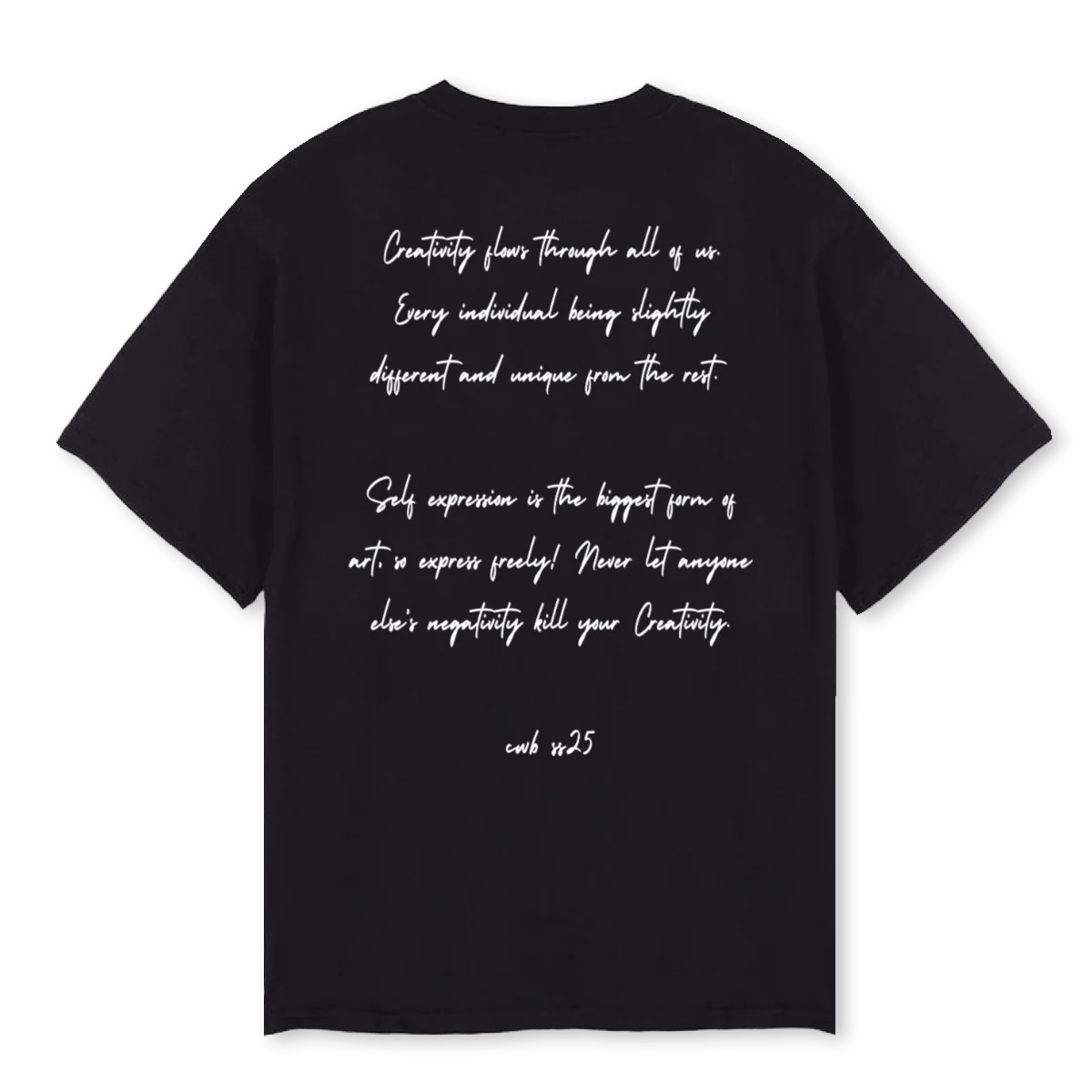 GVFORCWB Black Oversized Tee. - Image 2