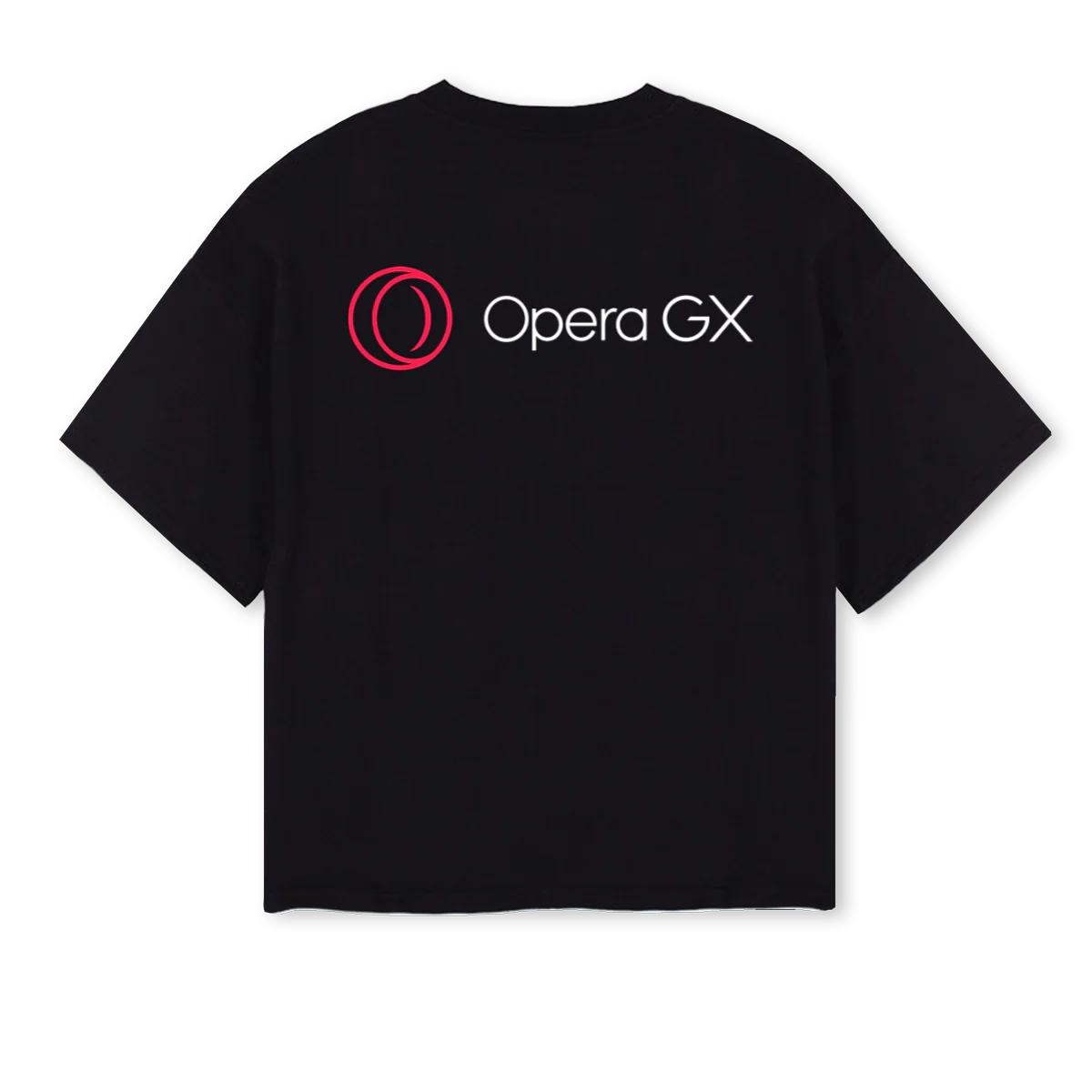 GXBOXYTEETEST Black Oversized Boxy Tee. - Image 2