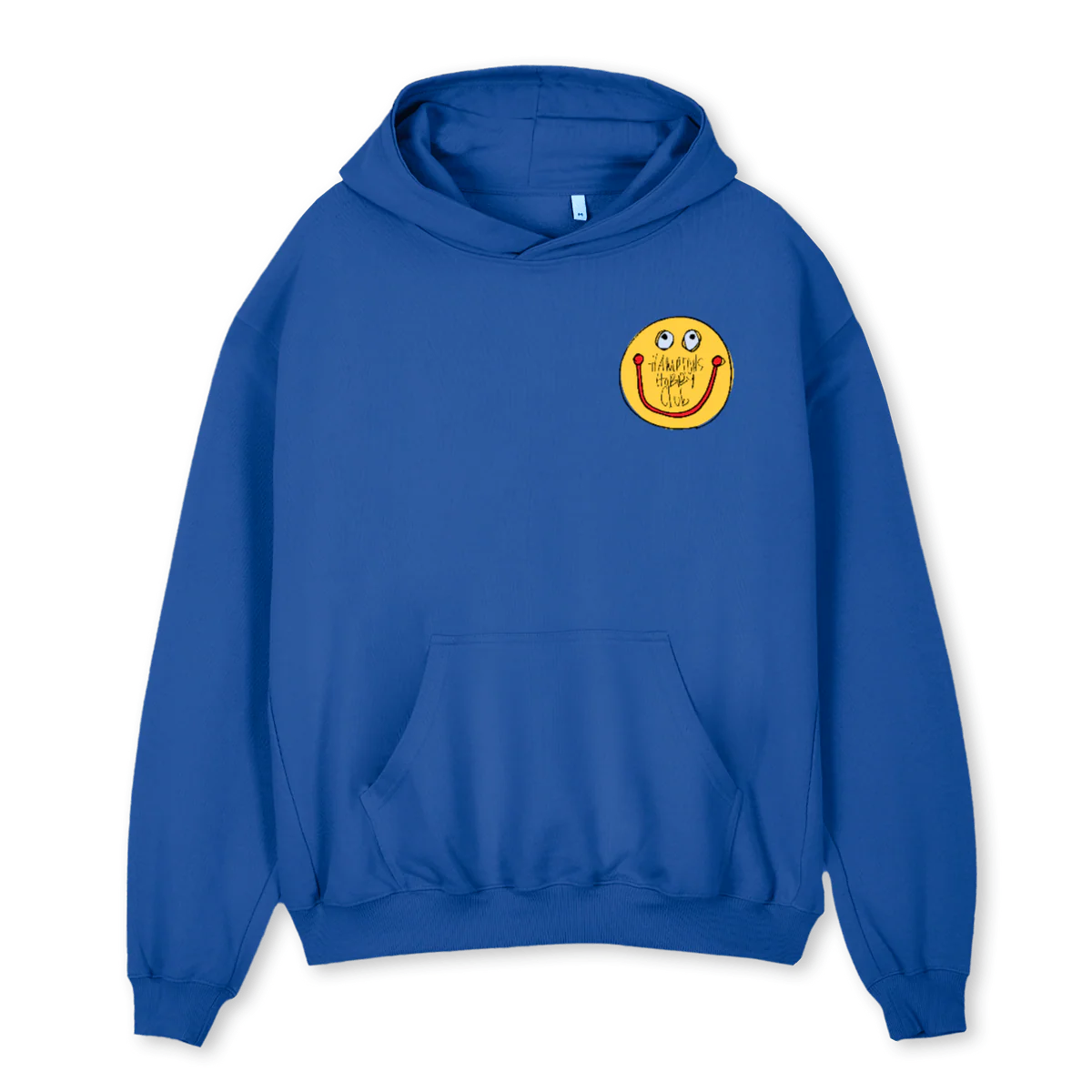 H Cobalt Blue Oversized Hoodie.