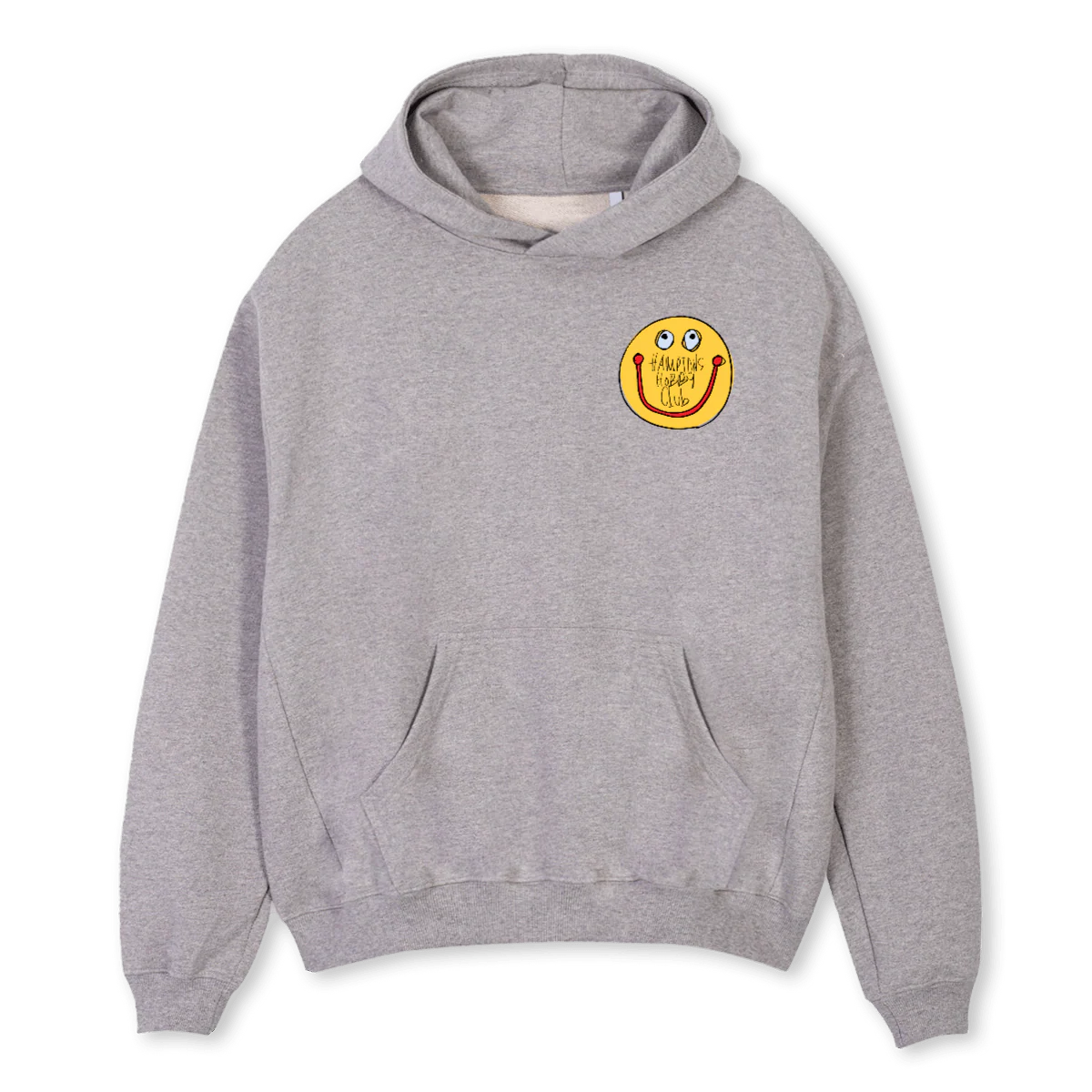 H Grey Marl Oversized Hoodie.