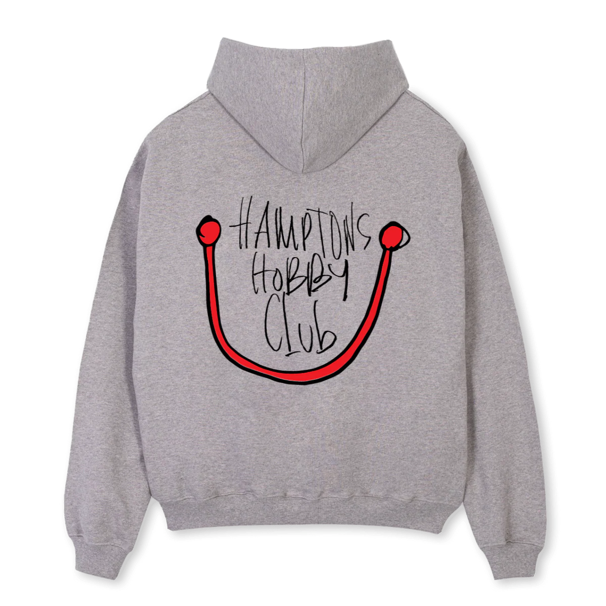 H Grey Marl Oversized Hoodie. - Image 2