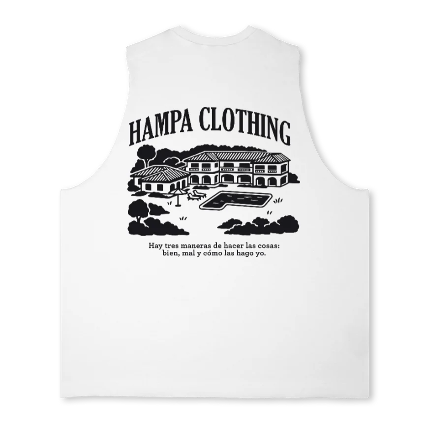 HACIENDA HA Bright white Oversized Vest. - Image 2