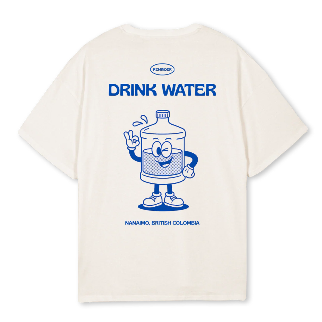 CWS MOCK_REG Vintage White Regular Tee - Image 2