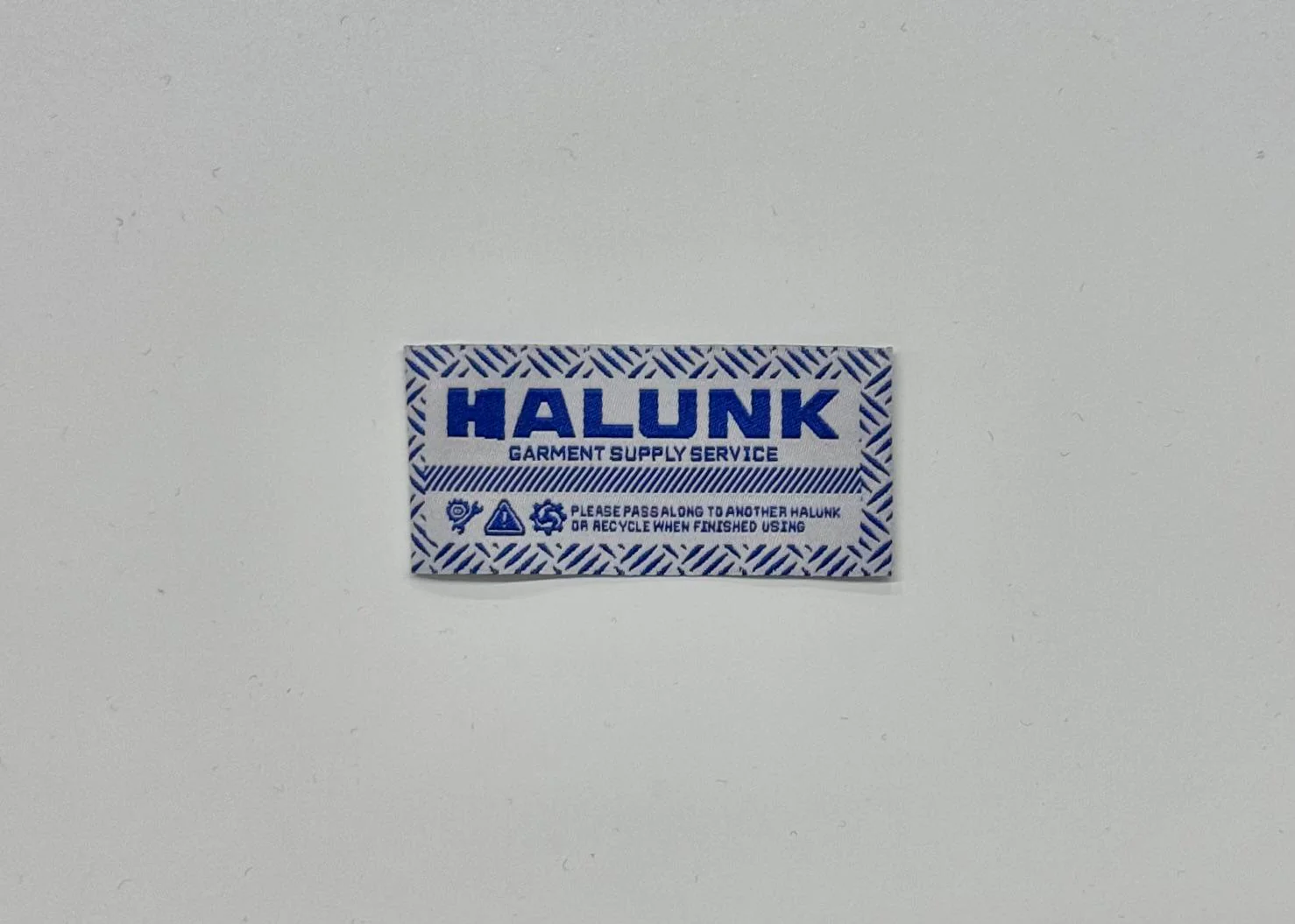 HALUNK Custom Neck Label.