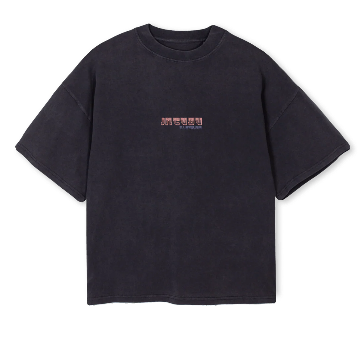 HANNYA Vintage Black Oversized Boxy Tee.