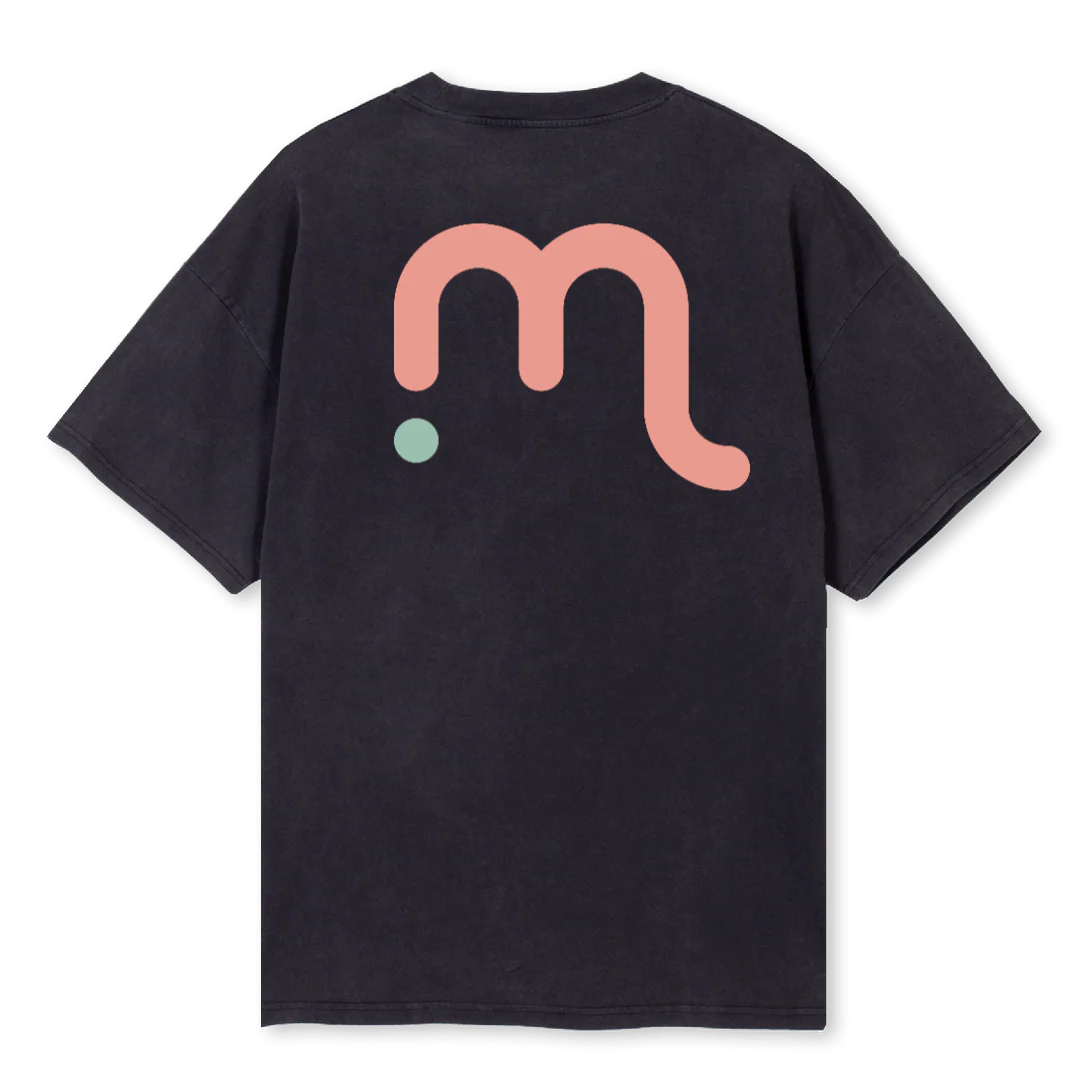 HARRIET Vintage Black Oversized Tee. - Image 2