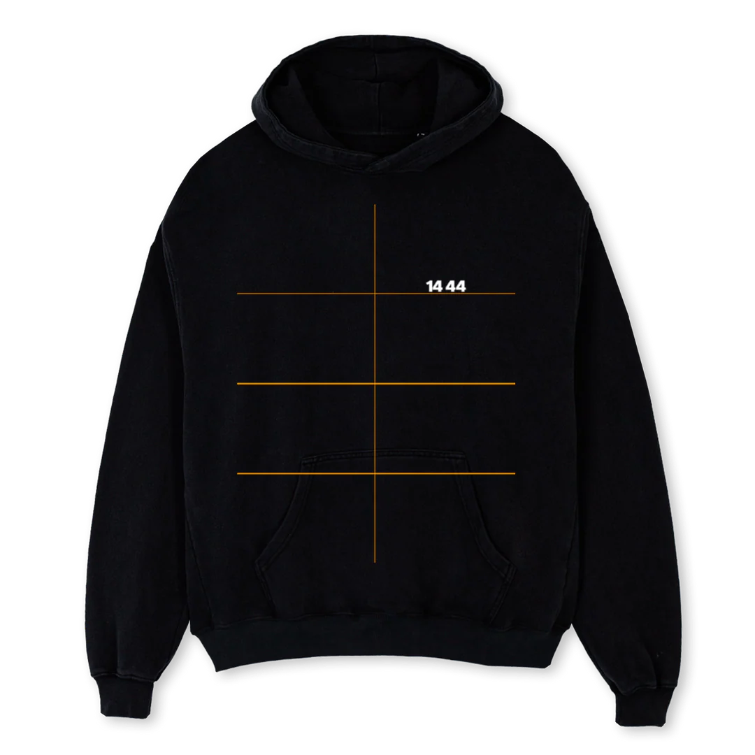 HBDBW Black Oversized Hoodie.