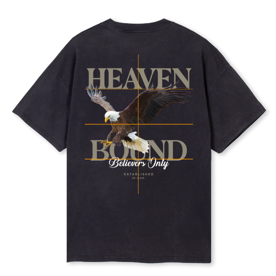 HBEAGLE Vintage Black Oversized Tee. - Image 2