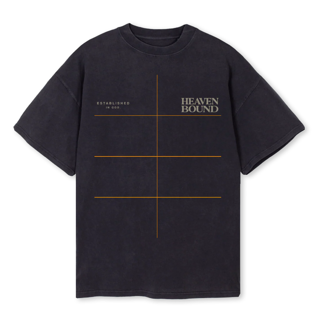 HBEAGLETWO Vintage Black Oversized Tee.