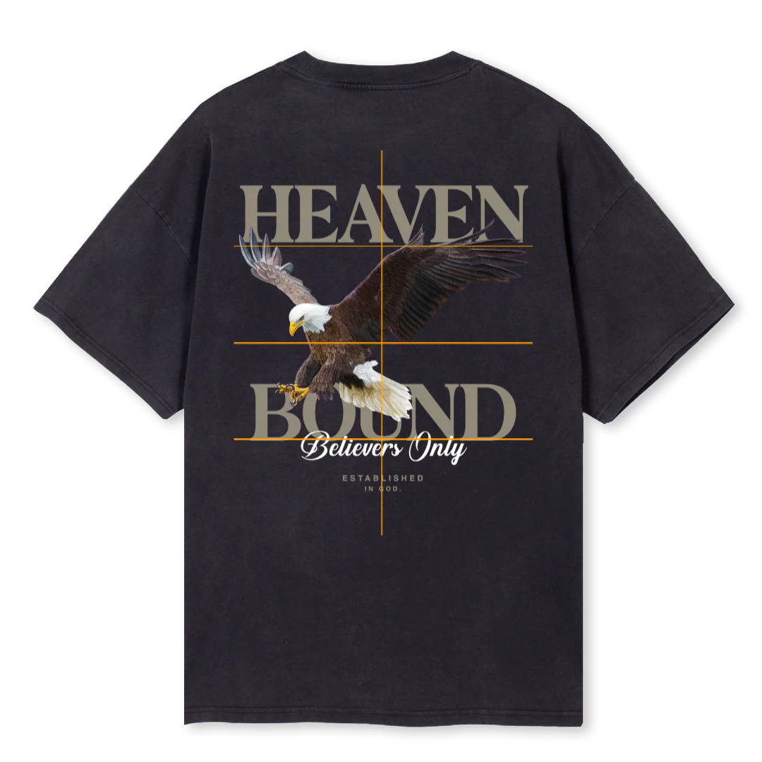 HBEAGLETWO Vintage Black Oversized Tee. - Image 2