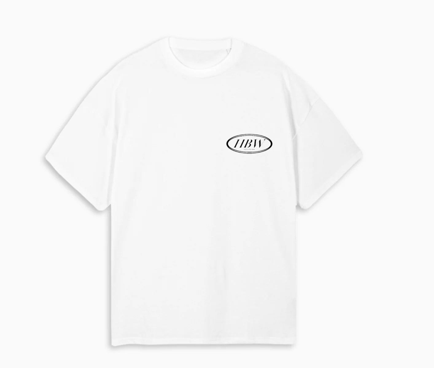 HBW TEE White Oversized Tee.