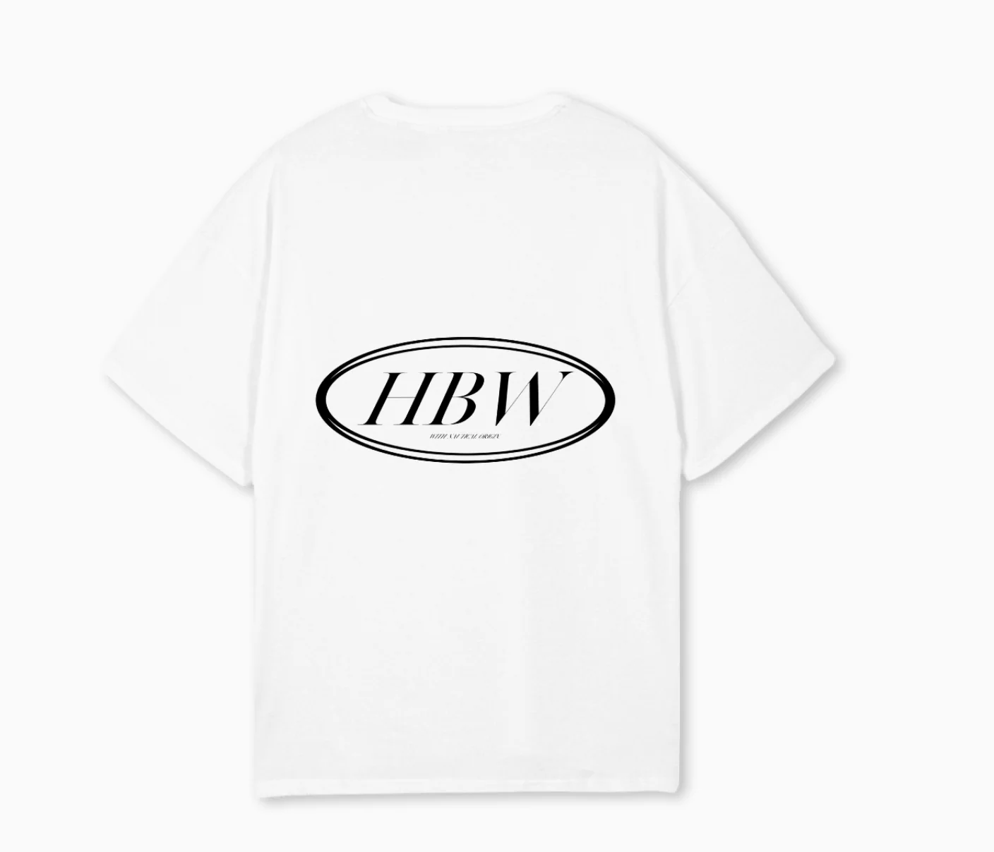 HBW TEE White Oversized Tee. - Image 2