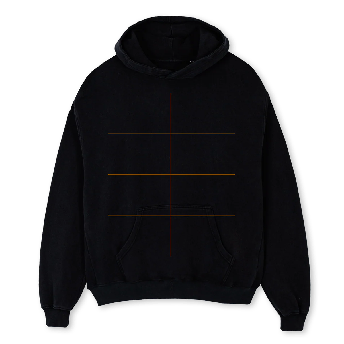 HDB Black Oversized Hoodie.