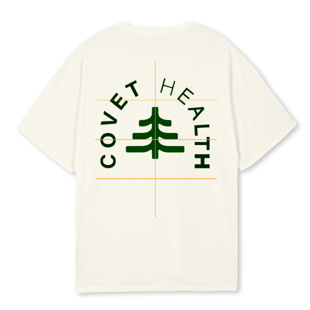 HEALTH Cream Oversized Tee. - Image 2
