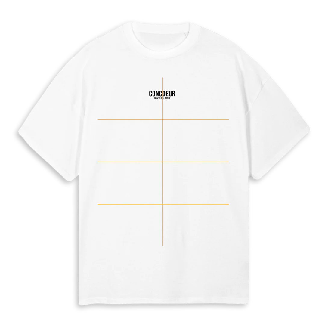 HEARTMIND ZWEI White Oversized Tee.