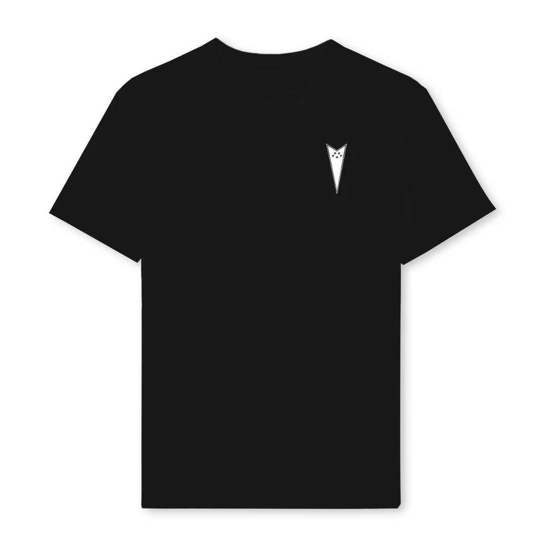 HEAVEN Black Regular Tee.