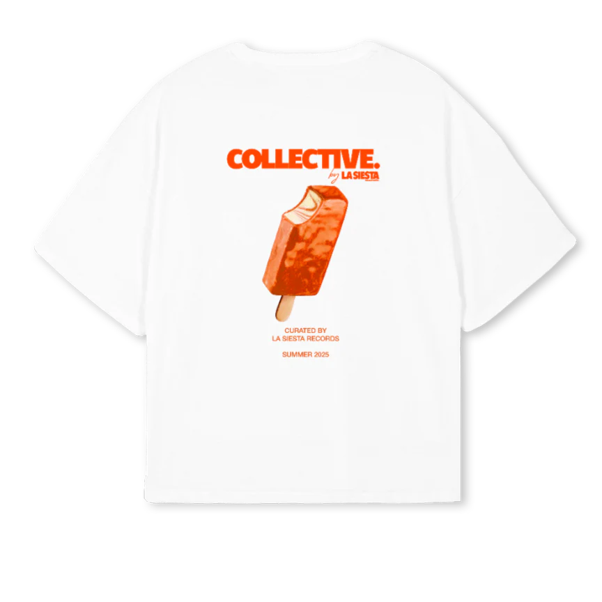 HELADOBLANCO White Oversized Boxy Tee. - Image 2