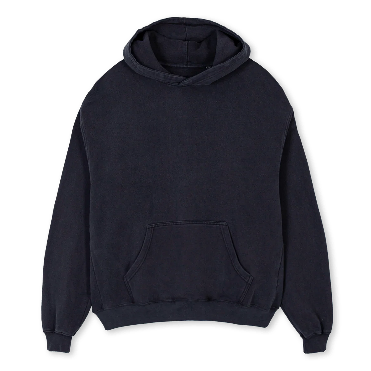HELLIONSAMPLE Vintage Black Oversized Hoodie.