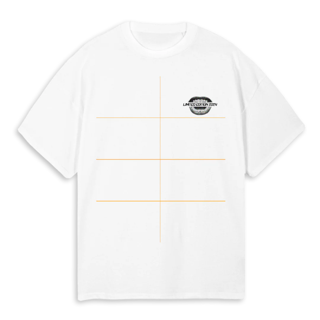 HENSELTEE White Oversized Tee.
