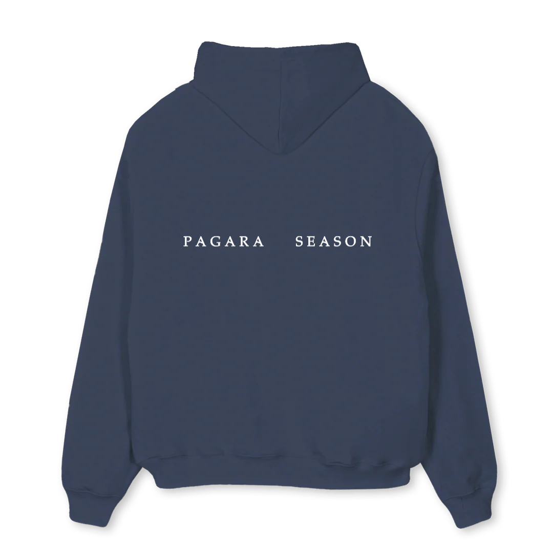 HERACLESTRI Navy Blue Oversized Hoodie. - Image 2